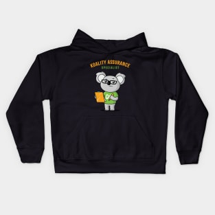 Koala Bear Quality Assurance Specialist Kids Hoodie